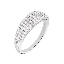 Histoire d'Or Bague Leanne Argent Blanc Oxyde De Zirconium Best