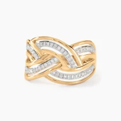 Histoire d'Or Bague Leopoldine or jaune diamant Clearance