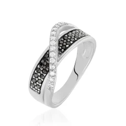 Histoire d'Or Bague Letty Argent Blanc Oxyde De Zirconium Clearance
