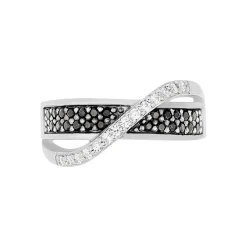 Histoire d'Or Bague Letty Argent Blanc Oxyde De Zirconium Clearance