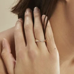 Histoire d'Or Bague Lia Plaqué Or Jaune Oxyde De Zirconium Clearance