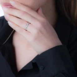Histoire d'Or Bague Lilo Or Blanc Oxyde De Zirconium Discount