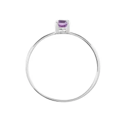 Histoire d'Or Bague Lily Or Blanc Amethyste or blanc amethyste violette Clearance