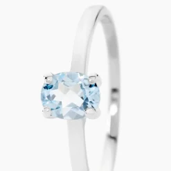 Histoire d'Or Bague Lily Or Blanc Topaze or blanc topaze bleue Sale