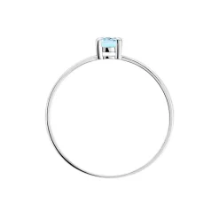 Histoire d'Or Bague Lily Or Blanc Topaze or blanc topaze bleue Sale