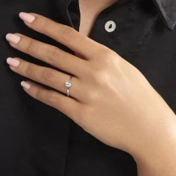 Histoire d'Or Bague Lily Or Blanc Topaze or blanc topaze bleue Sale