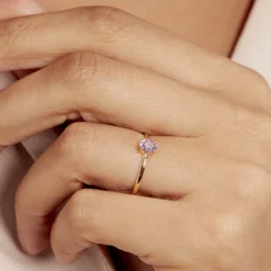 Histoire d'Or Bague Lily Or Jaune Amethyste or jaune amethyste violette Clearance