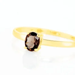 Histoire d'Or Bague Lily Or Jaune Quartz or jaune quartz marron Online