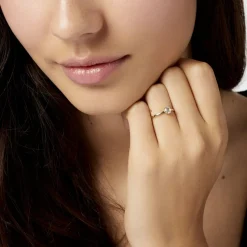 Histoire d'Or Bague Lily Or Jaune Topaze or jaune topaze bleue New