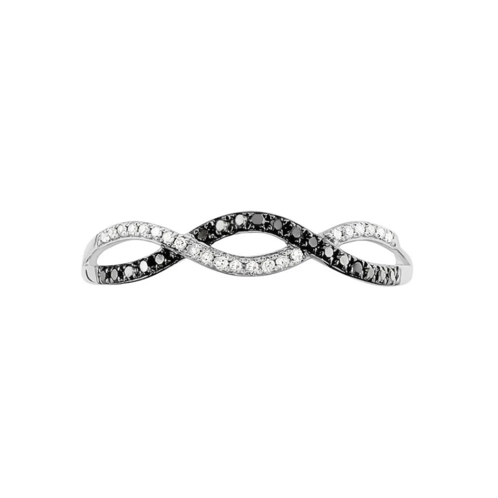 Histoire d'Or Bague Lilybeth Or Blanc Diamant Hot