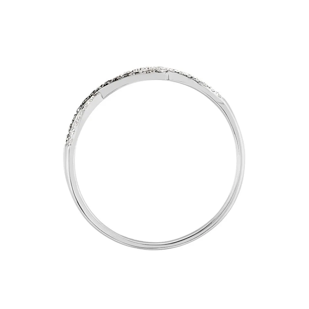 Histoire d'Or Bague Lilybeth Or Blanc Diamant Hot