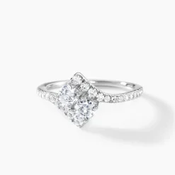 Histoire d'Or Bague Lisette Argent Blanc Oxyde De Zirconium Clearance