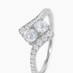 Histoire d'Or Bague Lisette Argent Blanc Oxyde De Zirconium Clearance