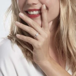 Histoire d'Or Bague Lisyae Or Blanc Diamants Clearance