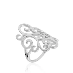 Histoire d'Or Bague Lizon Argent New