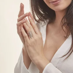 Histoire d'Or Bague Lizon Argent New