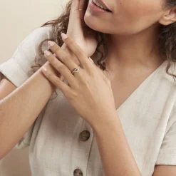 Histoire d'Or Bague Loriana Or Blanc Diamant Discount