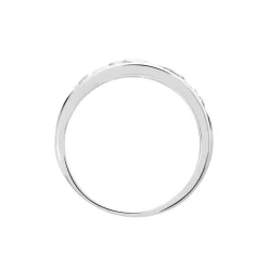 Histoire d'Or Bague Losangia Argent Blanc Best