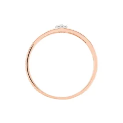 Histoire d'Or Bague Lou Or Rose Diamant