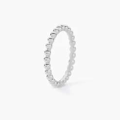 Histoire d'Or Bague Louisette Argent Blanc