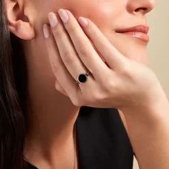 Histoire d'Or Bague Lunatique Argent Blanc Malachite Onyx argent blanc malachite vert Clearance