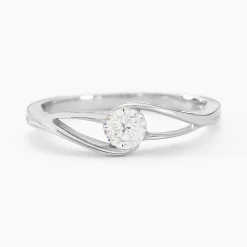 Histoire d'Or Bague Lysie Argent Blanc Oxyde De Zirconium