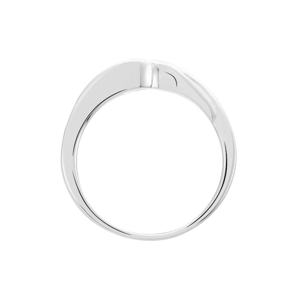 Histoire d'Or Bague Lysie Argent Blanc Oxyde De Zirconium
