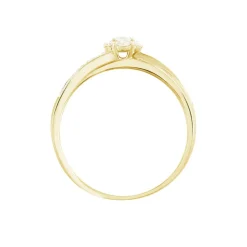 Histoire d'Or Bague Magnolia Croisee Or Jaune Diamant Best