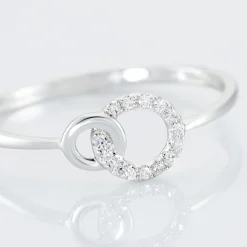Histoire d'Or Bague Mahaut Or Blanc Diamant Online
