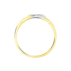 Histoire d'Or Bague Maillons Or Jaune Diamant Outlet