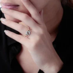 Histoire d'Or Bague Maillons Or Jaune Diamant Outlet