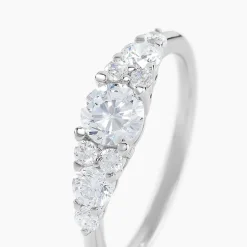 Histoire d'Or Bague Maiwen Argent Blanc Oxyde De Zirconium Outlet