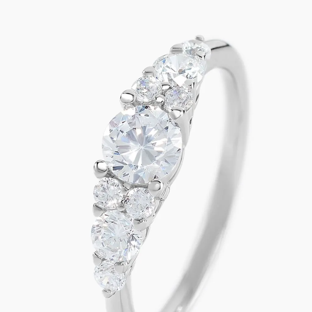 Histoire d'Or Bague Maiwen Argent Blanc Oxyde De Zirconium Outlet