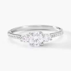 Histoire d'Or Bague Mallory Argent Blanc Oxyde De Zirconium Hot