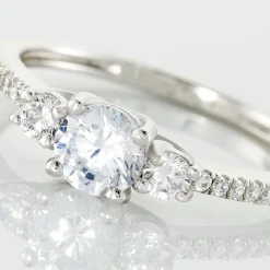 Histoire d'Or Bague Mallory Argent Blanc Oxyde De Zirconium Hot