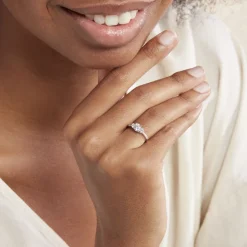 Histoire d'Or Bague Mallory Argent Blanc Oxyde De Zirconium Hot