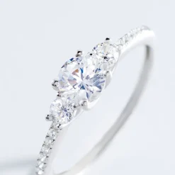 Histoire d'Or Bague Mallory Argent Blanc Oxyde De Zirconium Discount