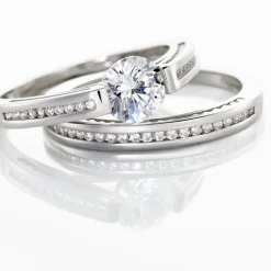 Histoire d'Or Bague Malou Argent Blanc Oxyde De Zirconium Best