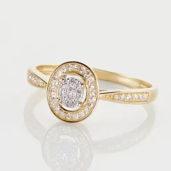 Histoire d'Or Bague Manora Or Jaune Diamant Discount