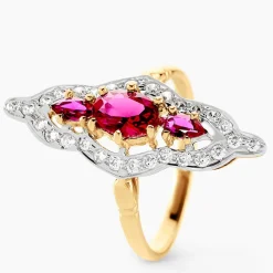 Histoire d'Or Bague Marchionessa Or Jaune Oxyde De Zirconium Outlet