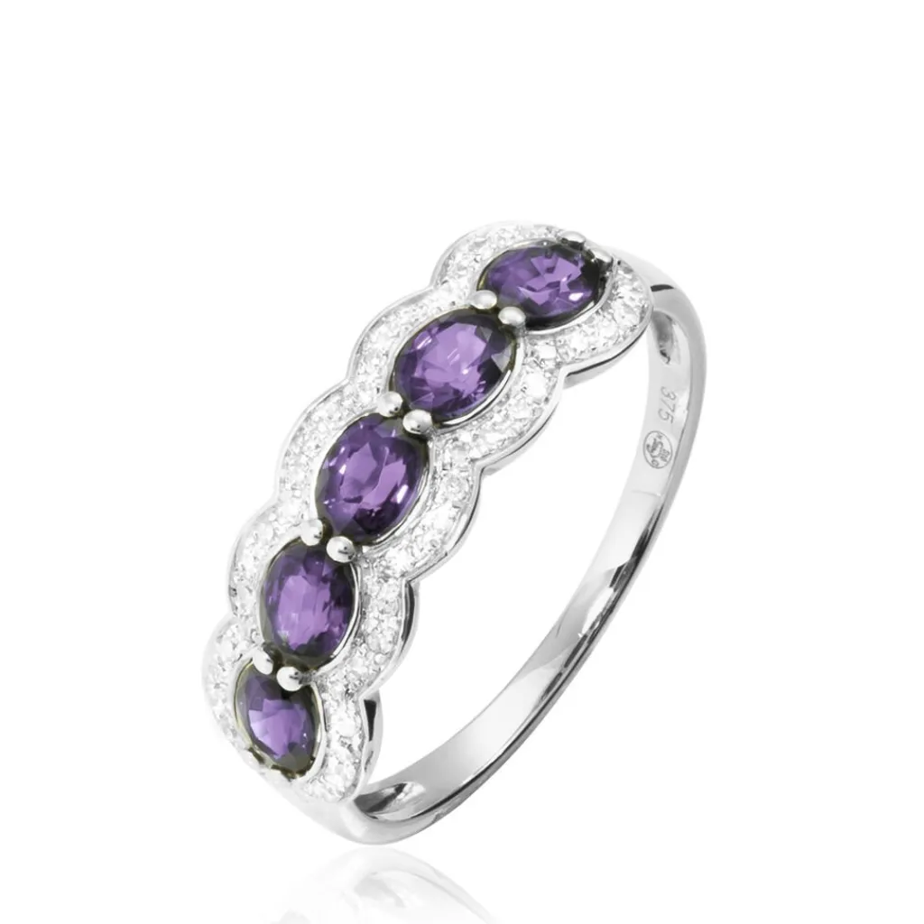 Histoire d'Or Bague Margaux Or Blanc Amethyste Et Diamant Sale