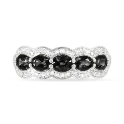 Histoire d'Or Bague Margaux Or Blanc Onyx Et Diamant Hot