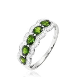 Histoire d'Or Bague Margaux Or Blanc Péridot Et Diamant Sale