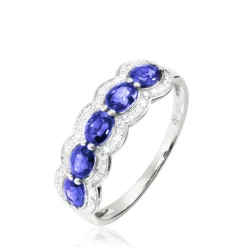 Histoire d'Or Bague Margaux Or Blanc Tanzanite Et Diamant Best