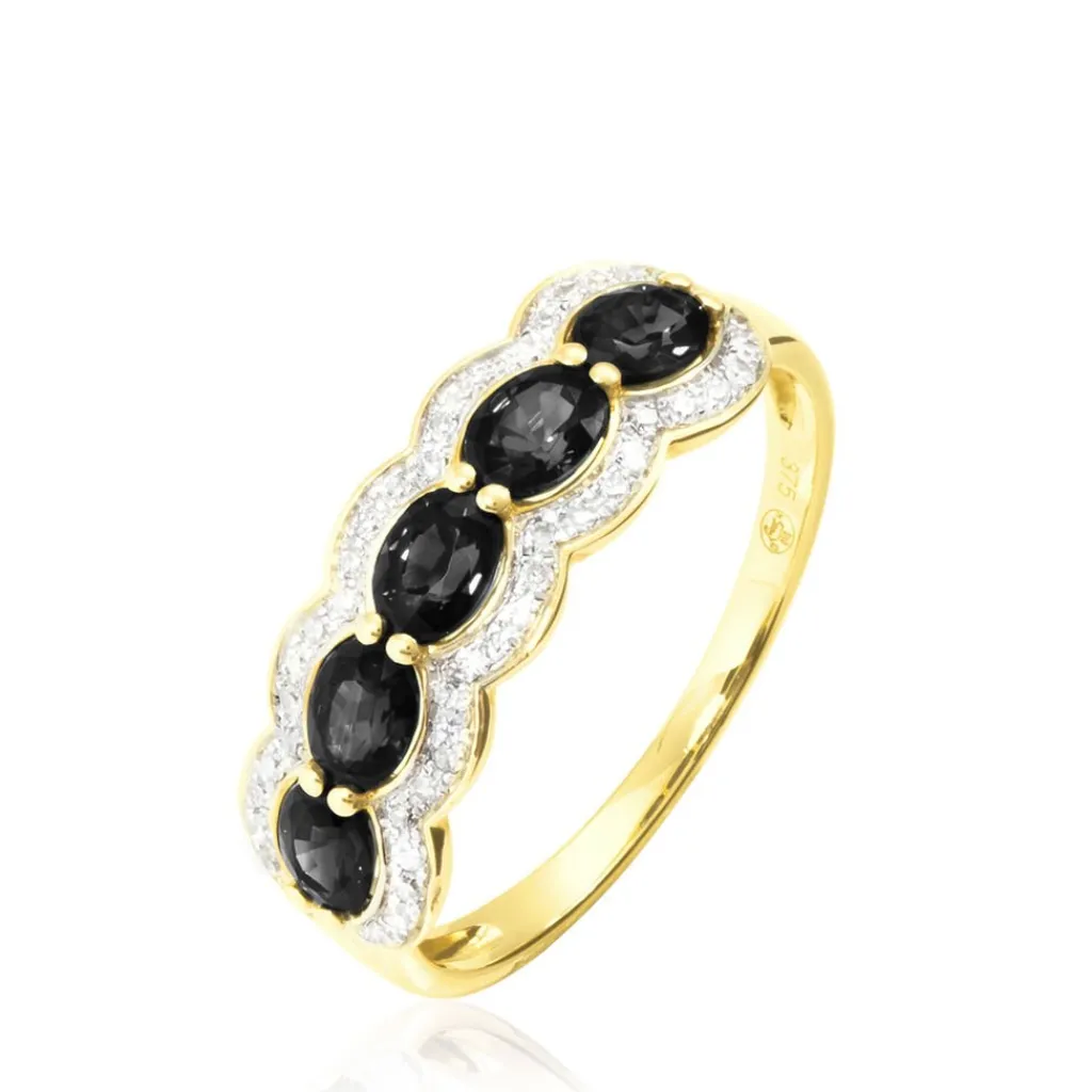 Histoire d'Or Bague Margaux Or Jaune Onyx Et Diamant Hot