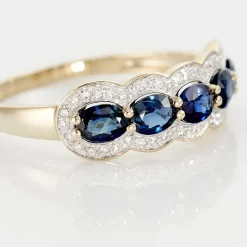 Histoire d'Or Bague Margaux Et Diamant or jaune saphir Outlet