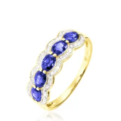Histoire d'Or Bague Margaux Or Jaune Tanzanite Et Diamant Sale