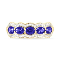 Histoire d'Or Bague Margaux Or Jaune Tanzanite Et Diamant Sale