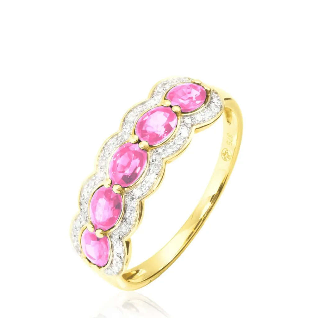 Histoire d'Or Bague Margaux Or Jaune Tourmaline Et Diamant Hot