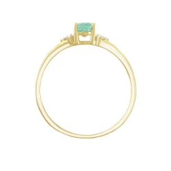 Histoire d'Or Bague Marie Et Diamant or jaune emeraude Clearance